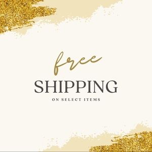 Free shipping on select items!!
